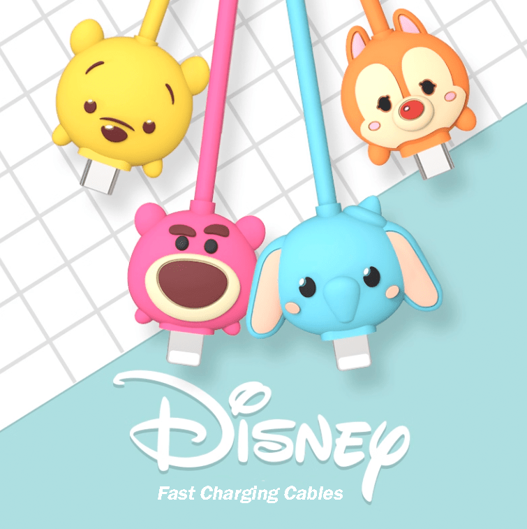 Disney Character Charging Cables | Lotso, Mickey, Minnie | MistPals - MistPals