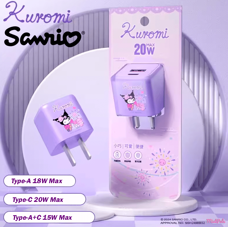 Sanrio Fast Charger | Hello Kitty, Kuromi, Cinnamoroll, Pochacco | MistPals - MistPals